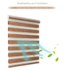 Čínské zakázkové zatemňovací rolety na okenní závěsy s tepelnou izolací pro terasové dveře