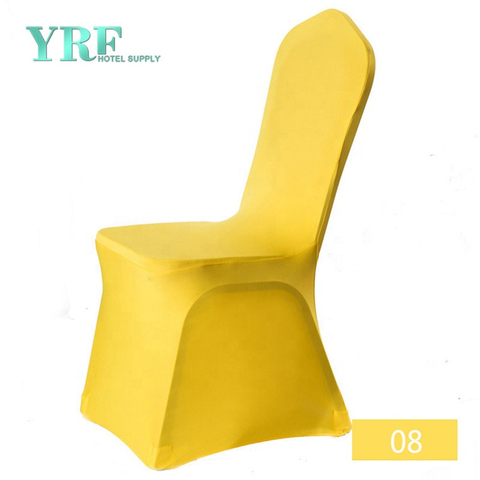 YRF Yellow Universal Levný Spandex Kryty Svatební Židle