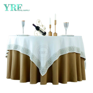 YRF Table Cover Hotel Wedding 4ft prádlo Polyester kulatý