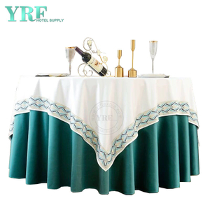 YRF Ubrus Hotel Wedding 84" zelený polyesterový kulatý
