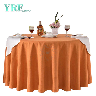 Ubrus YRF Hotel Banquet 90" oranžový 100% polyester kulatý