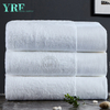 Butikové hotelové ručníky ze 100% bavlny v super bílé barvě s vyšívaným logem