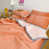Domácí dekorace Přehoz na postel Měkká přikrývka Queen Size Oranžová na léto