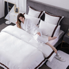 Percale Weave Egyptská bavlna Flat Sheet 1000 Count Hotel Twin White