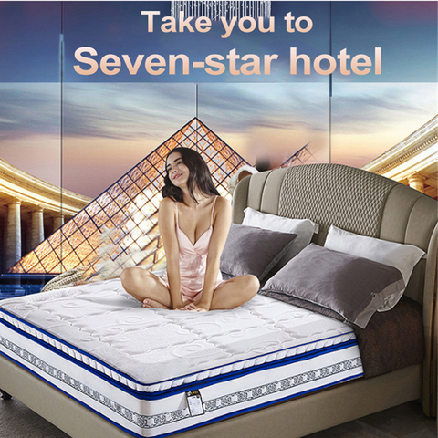 Super Soft Hotel 12palcová plyšová matrace odnímatelná a pratelná