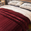 Sherpa Throw deka Super měkká oboustranná ultra vyřezávaná kašmírová deka pro postel King