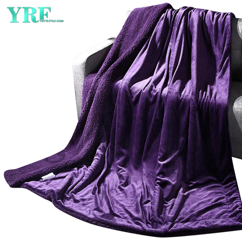 Fleecová deka domácí dekorace Plyšová teplá jednobarevná pro královské velikosti
