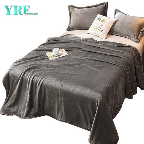 Velmi měkké barvené obyčejné polyesterové odolné přikrývky pro manželskou postel