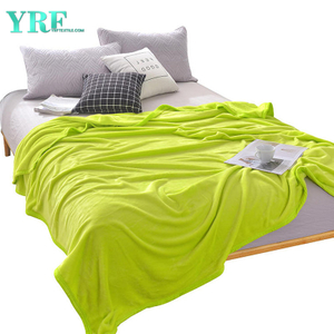 Odolná norková přikrývka 100% Polyester Jednobarevná Pohodlná pro jednu postel