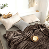 Levné plyšové teplé fleecové deky Simple Style Cream 350G