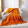 Pohodlná geometrická 90 x 108 palců polyesterová fleecová pikniková deka